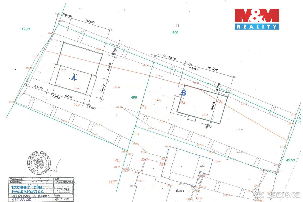 Prodej pozemku k bydlení, 753 m², Halenkovice
