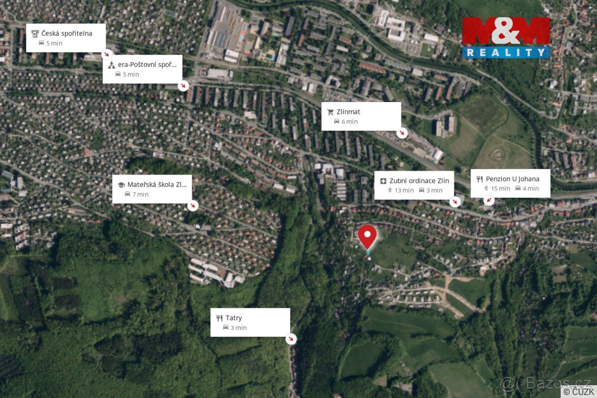 Prodej pozemku k bydlení, 781 m², Zlín