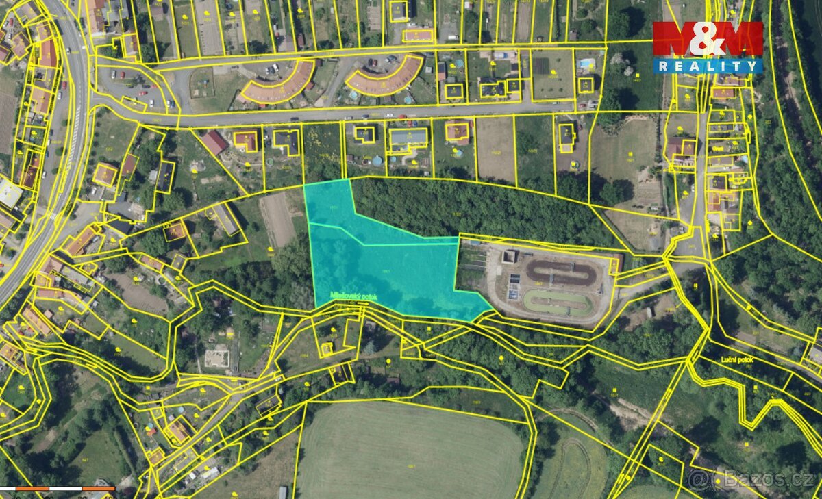 Prodej pozemku k bydlení, 5378 m², Velemín