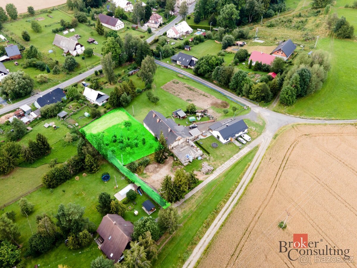 Prodej, pozemky/bydlení, 1575 m2, Stará Rudná , Rudná pod Pr