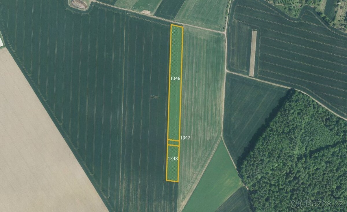 Zemědělská půda, prodej, Tetětice, Počenice-Tetětice, Kroměř