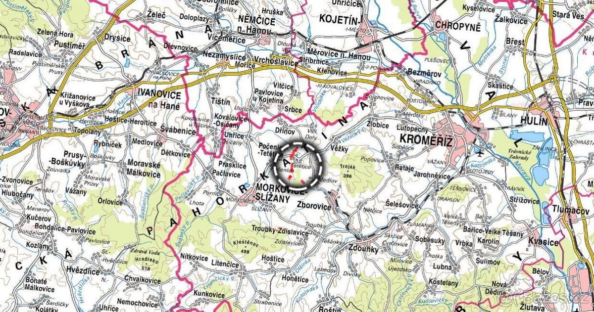 Zemědělská půda, prodej, Tetětice, Počenice-Tetětice, Kroměř