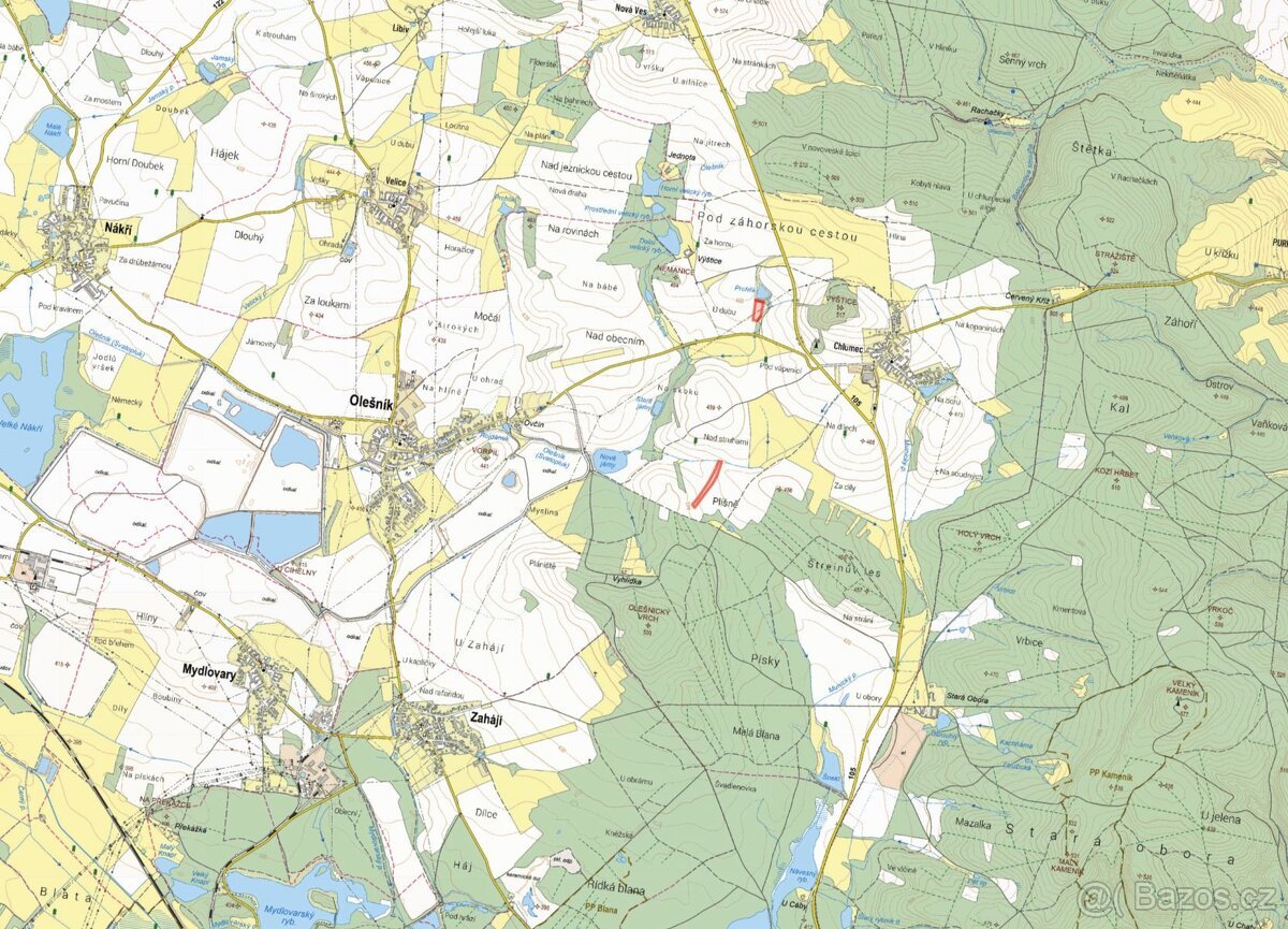 Zemědělská půda, prodej, Olešník, České Budějovice