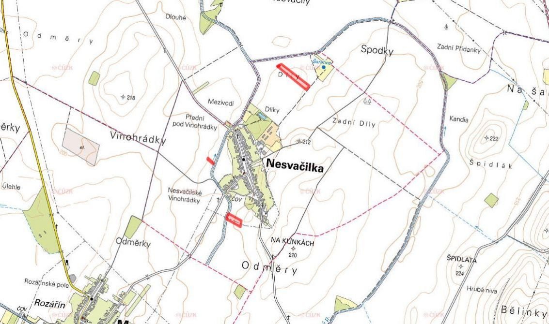 Zemědělská půda, prodej, Nesvačilka, Brno-venkov