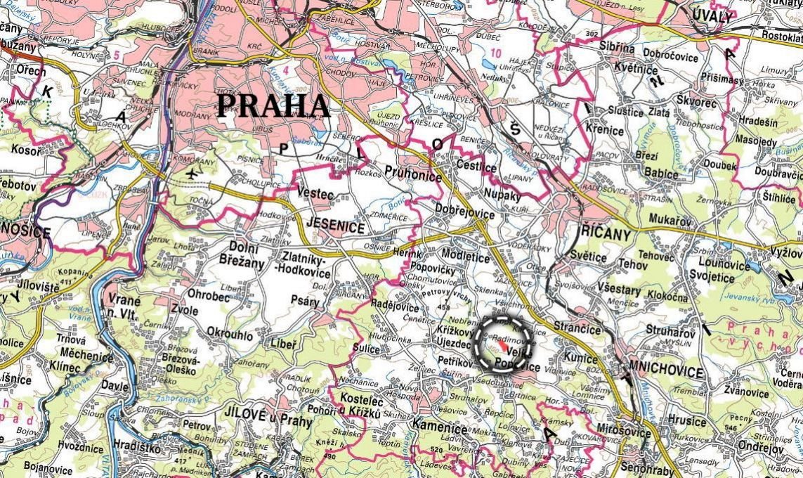 Zemědělská půda, prodej, Radimovice, Petříkov, Praha východ