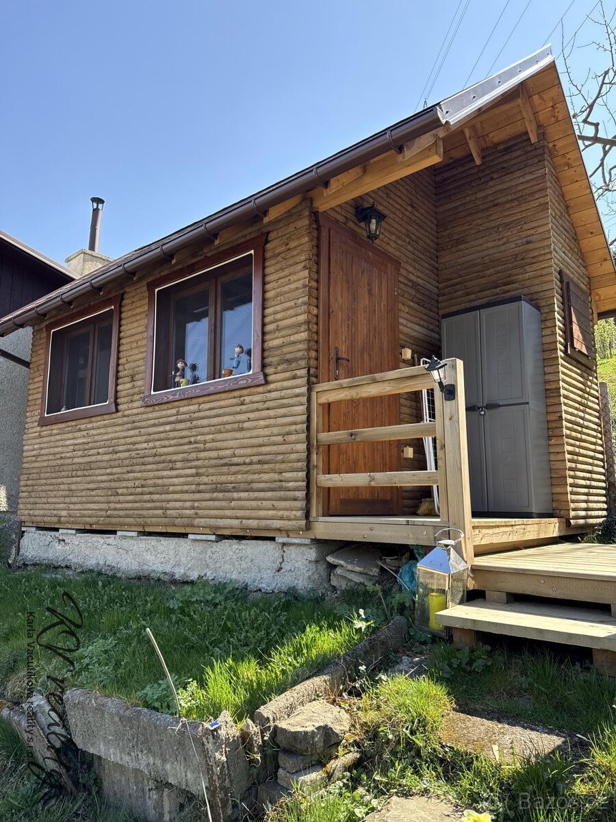 Prodej zahrady s dřevěnou chatkou, CP 357 m2, Vsetín, Amerik