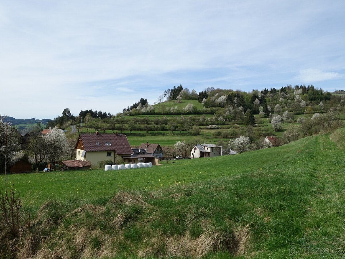 Louka/pastvina 7095 m², kousek od Vsetína