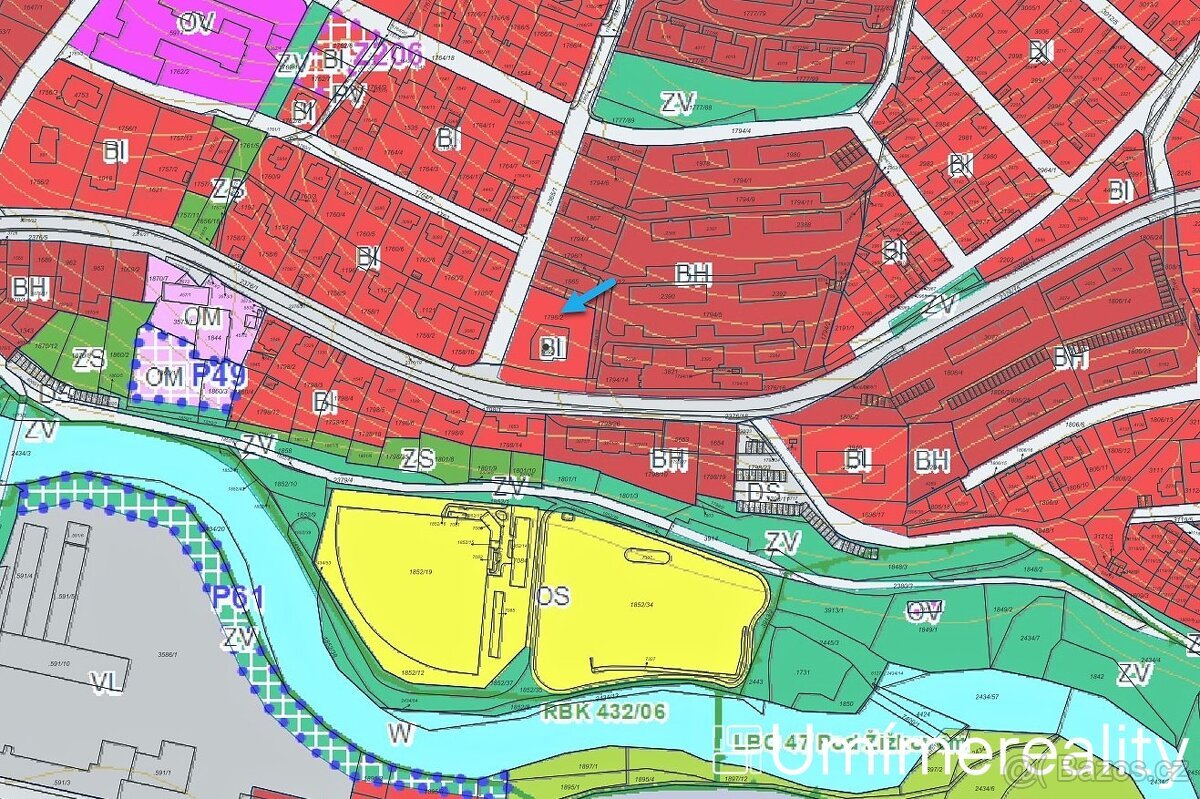 Prodej stavebního pozemku 617 m², Havlíčkův Brod, ev.č. HBŽ