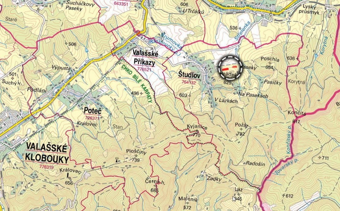 Zemědělská půda, prodej, Študlov, Vsetín