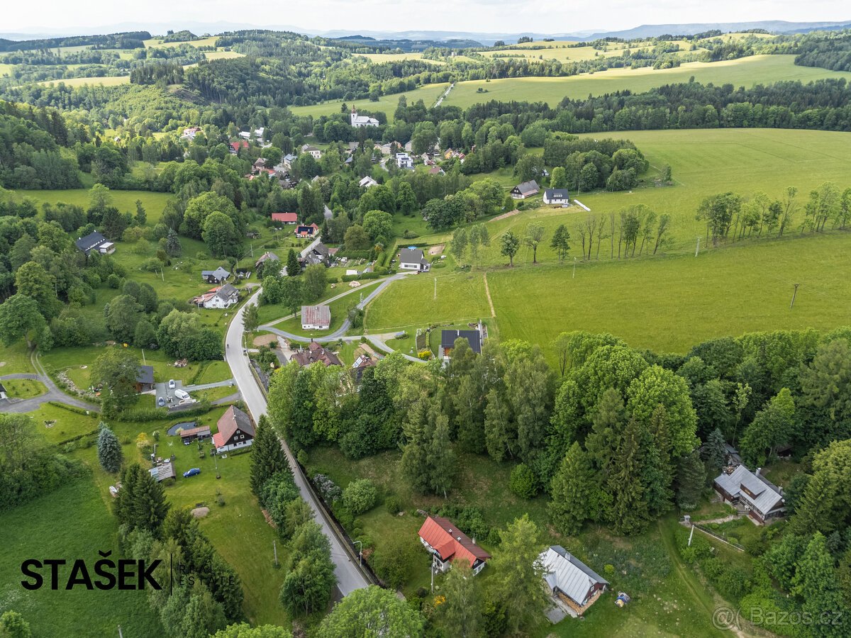 Prodej pozemku se stavebním povolením v CHKO Orlické hory - 