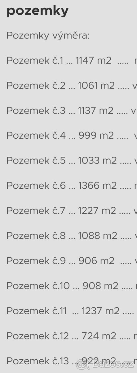 Stavební pozemek Písek,Velké Nepodřice