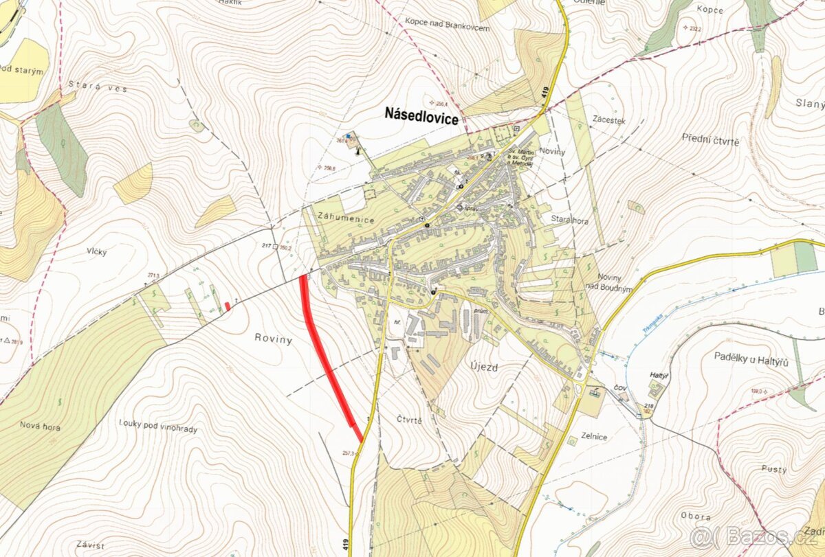 Zemědělská půda, prodej, Násedlovice, Hodonín