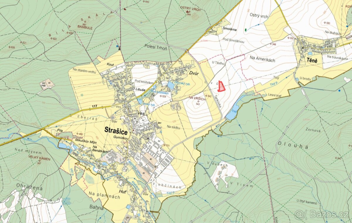 Zemědělská půda, prodej, Strašice, Rokycany
