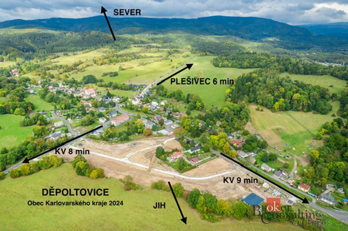 Prodej, pozemky/bydlení, 671 m2, Děpoltovice, Karlovy Vary [