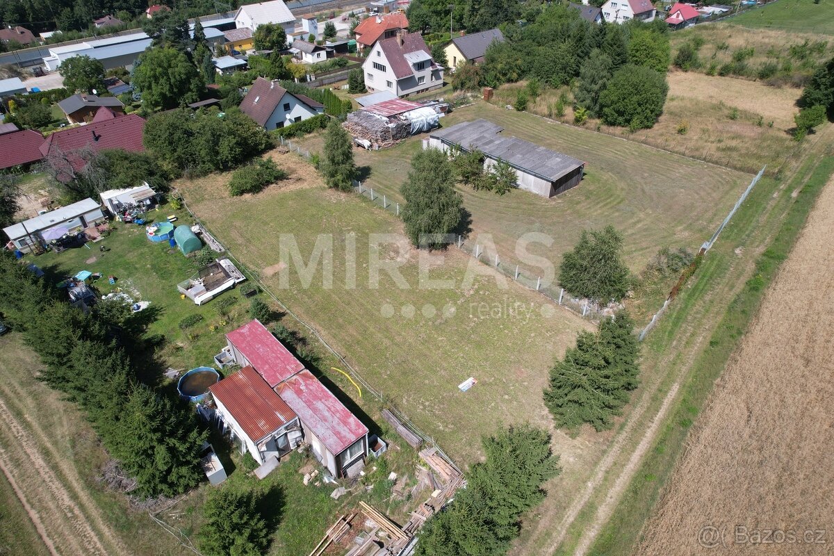 Sudoměřice u Tábora, prodej pozemku 1 238 m2, okr. Tábor
