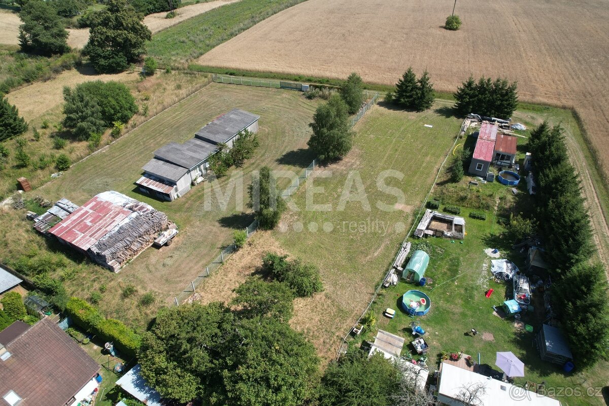 Sudoměřice u Tábora, prodej pozemku 1 238 m2, okr. Tábor