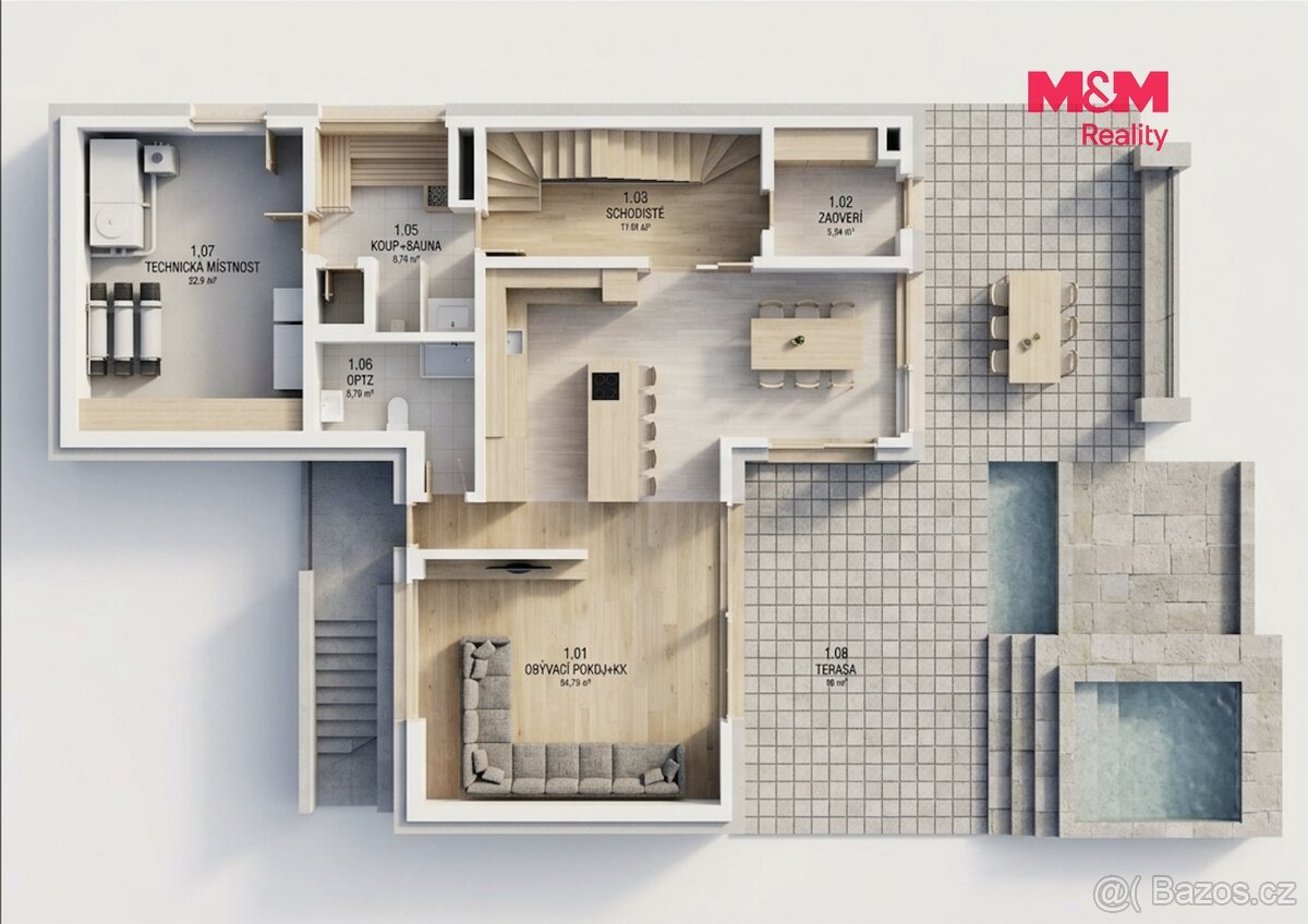 Prodej pozemku k bydlení, 1359 m², Borkovany