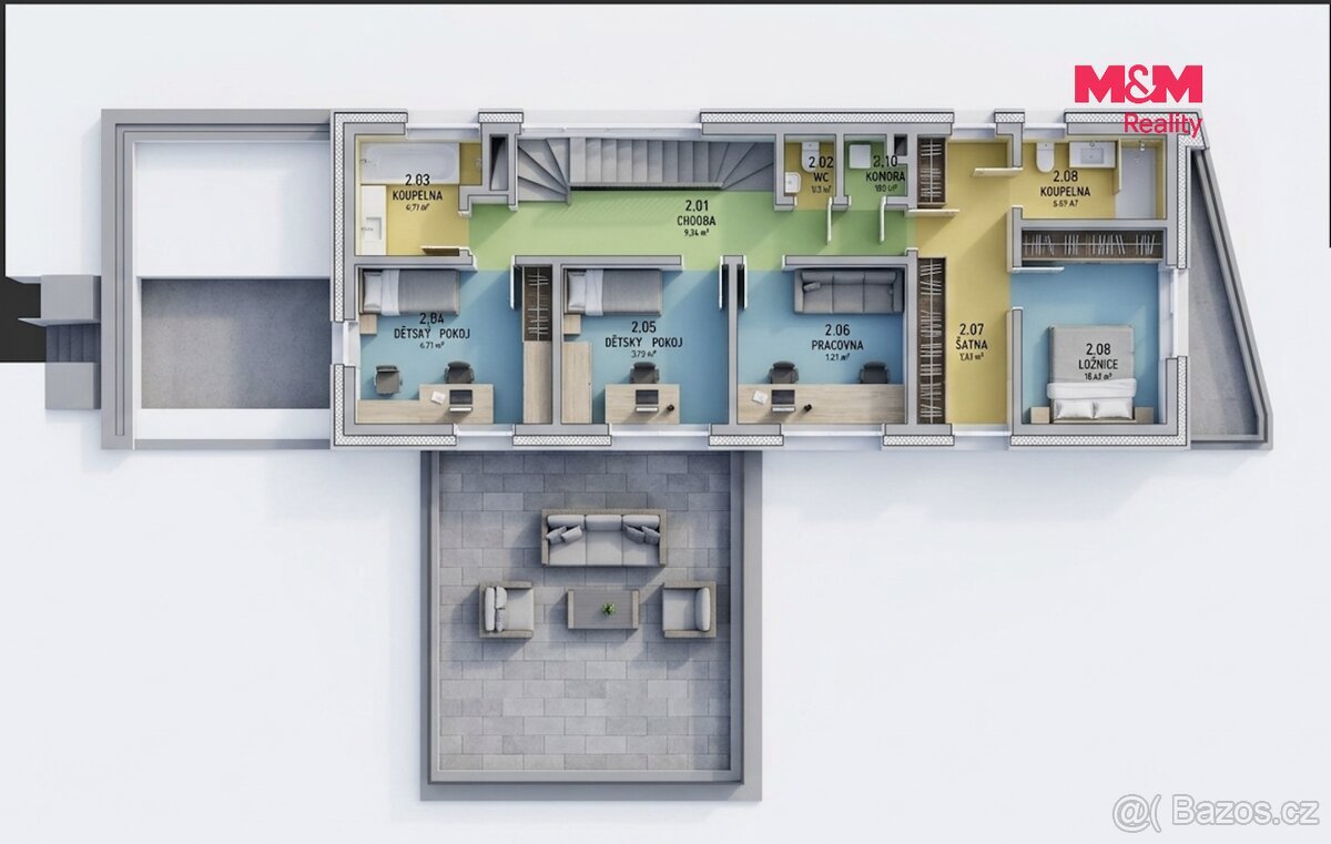 Prodej pozemku k bydlení, 1359 m², Borkovany