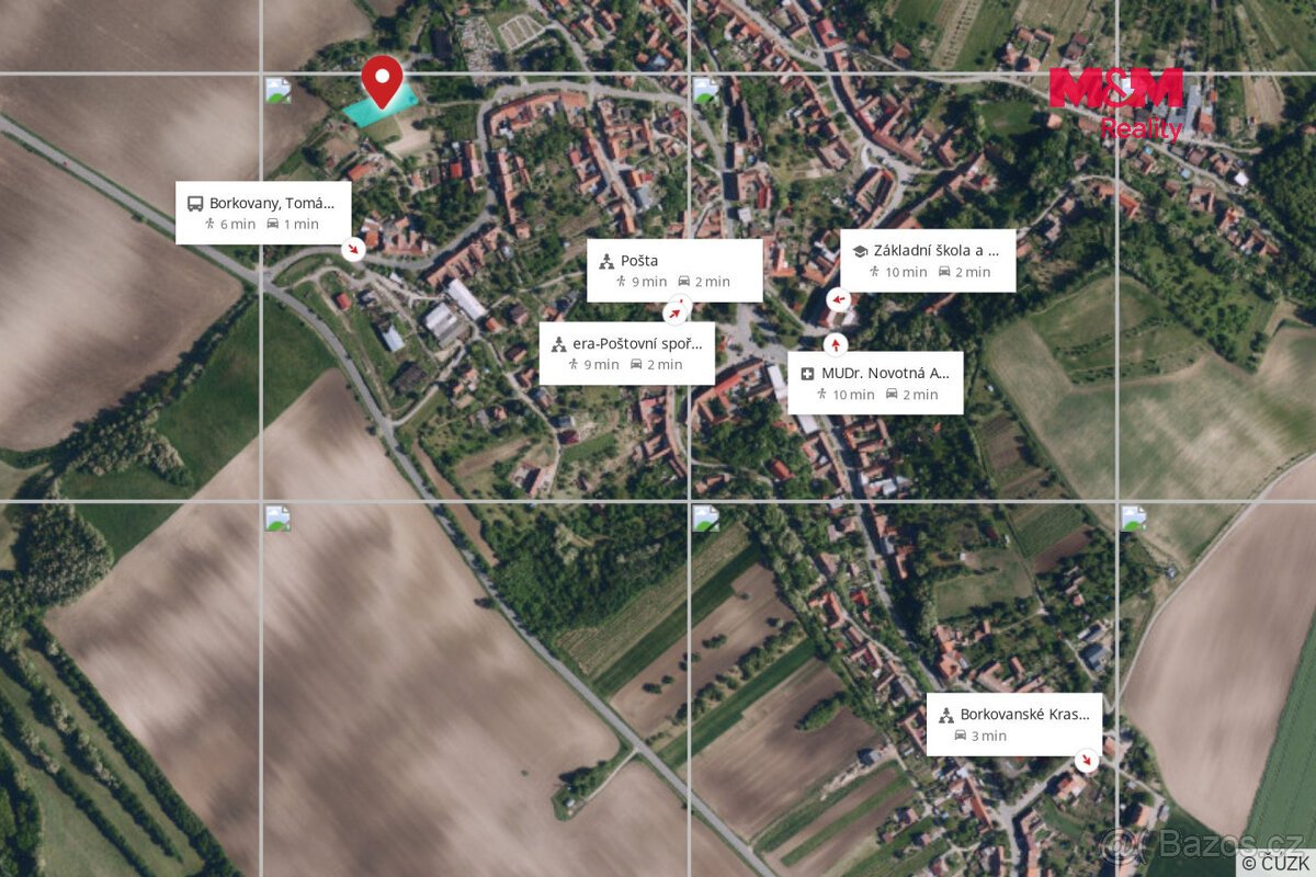 Prodej pozemku k bydlení, 1359 m², Borkovany