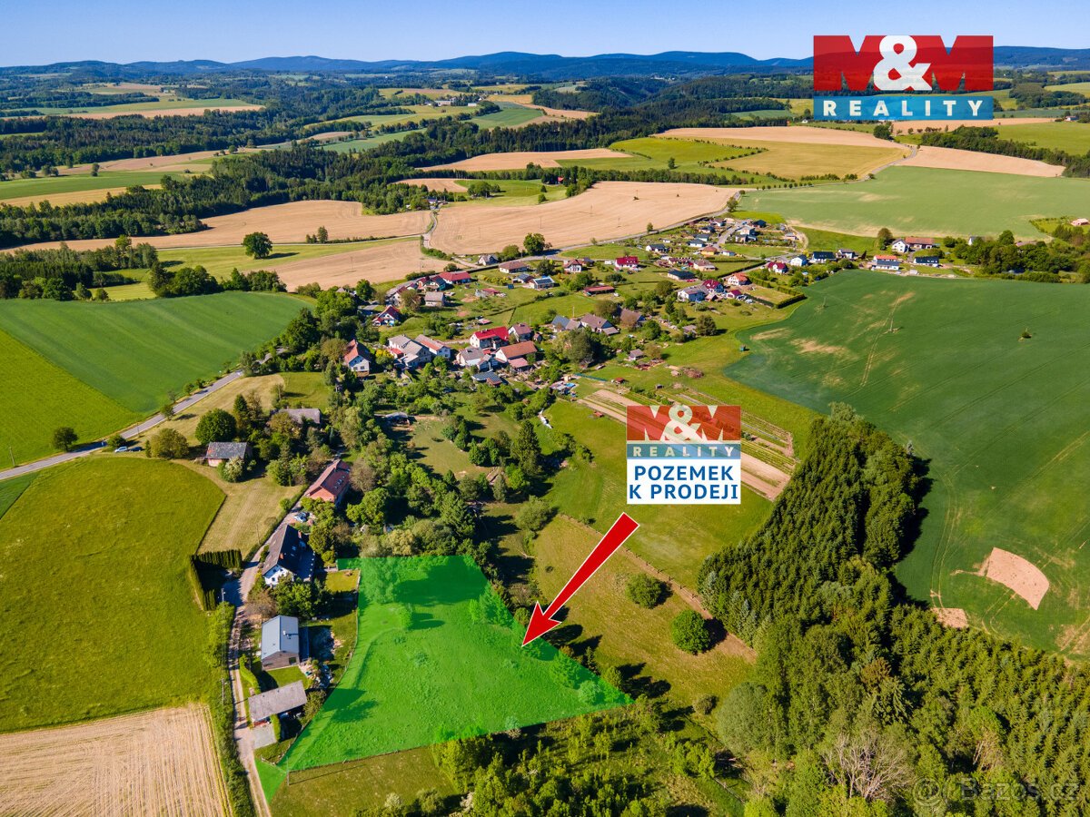Prodej pozemku k bydlení, 4450 m², Javornice