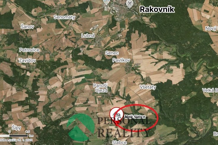 Prodej pozemku k bydlení, 1 840 m², Slabce - Malé Slabce