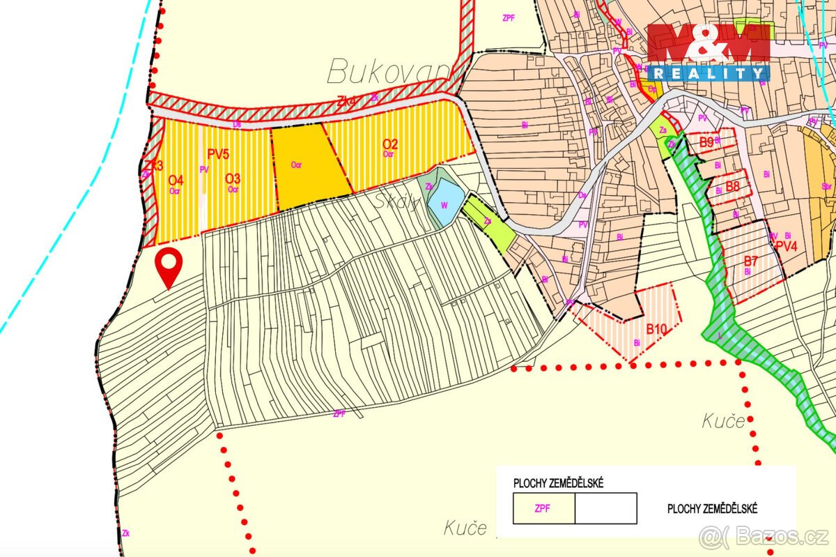 Prodej vinice, 1791 m², Bukovany