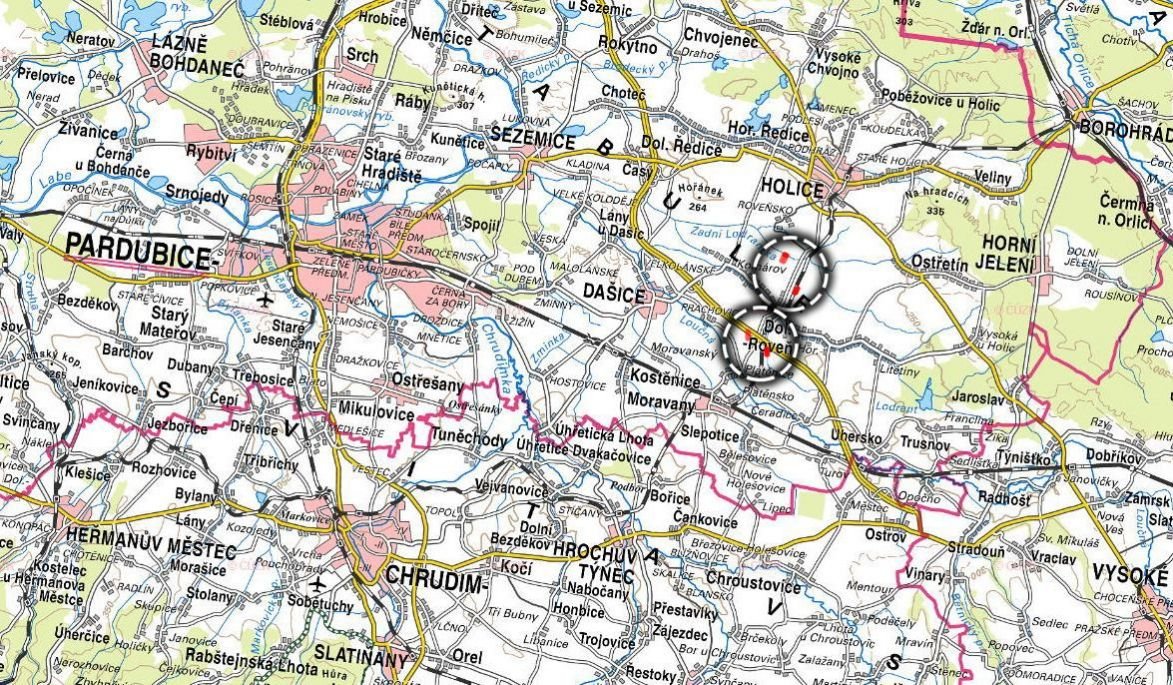 Zemědělská půda, prodej, Dolní Roveň, Pardubice