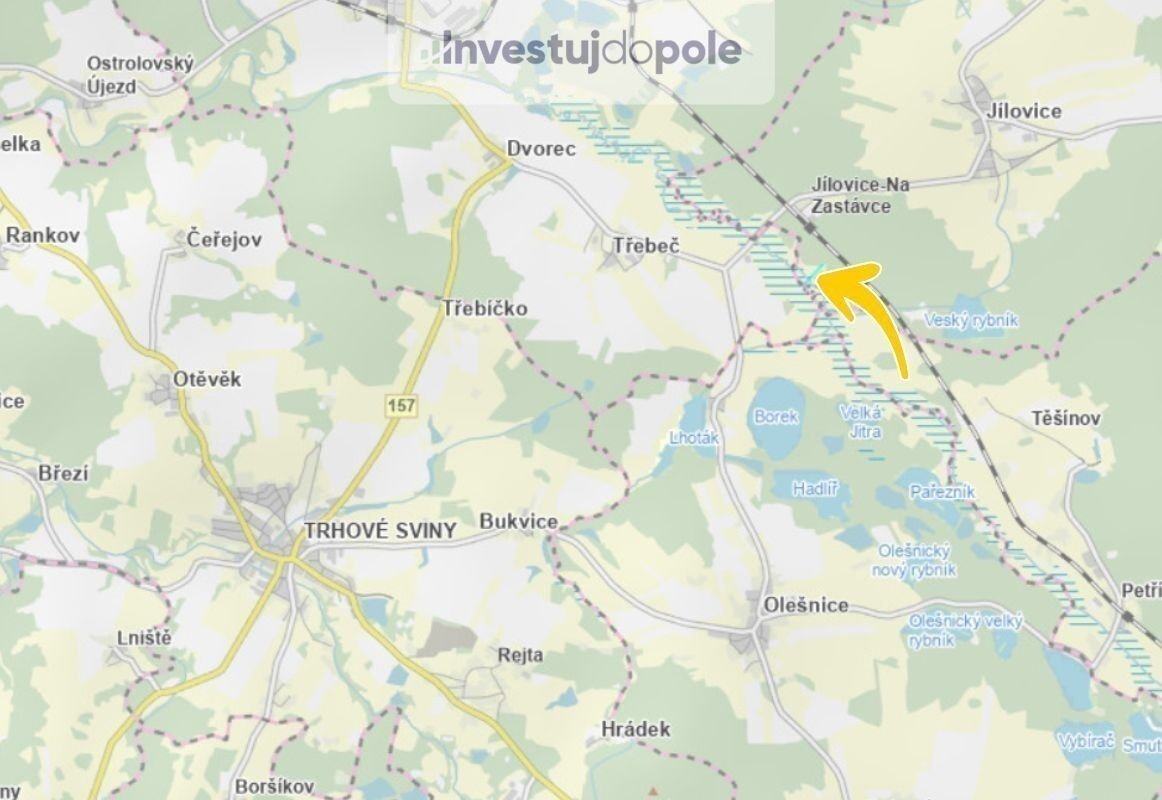 Prodej louky 3 894 m², Jílovice, ev.č. 2025-03-03-2