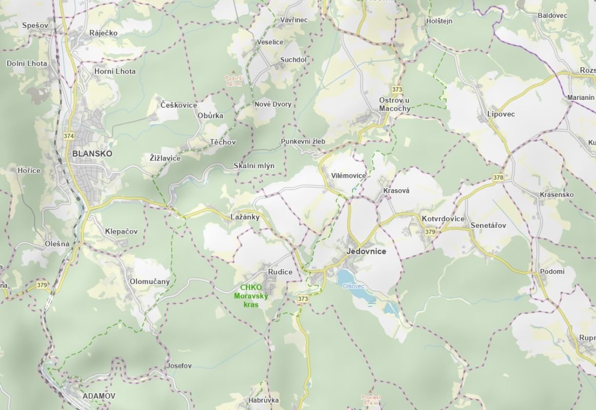 Prodej pole v k.ú. Vilémovice u Macochy