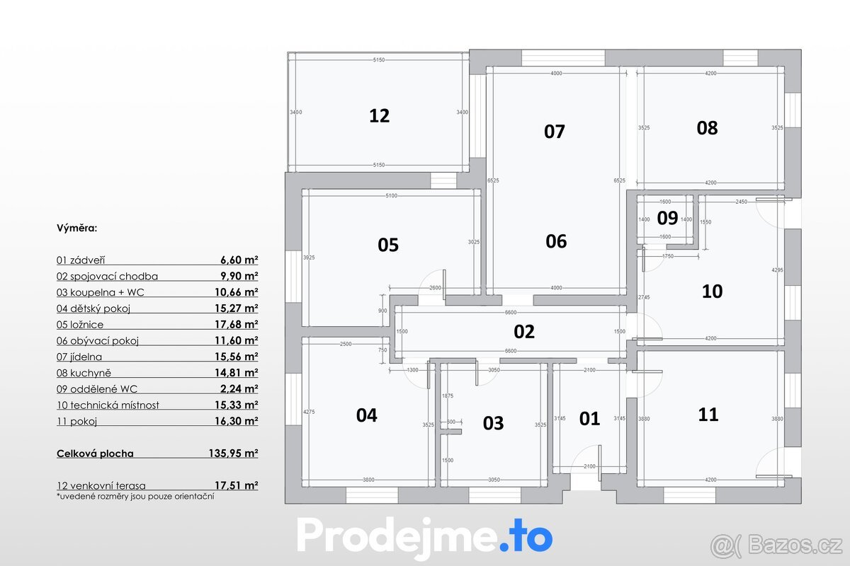 Prodej stavebního pozemku 1 133 m² - Štítary, ev.č. 100200
