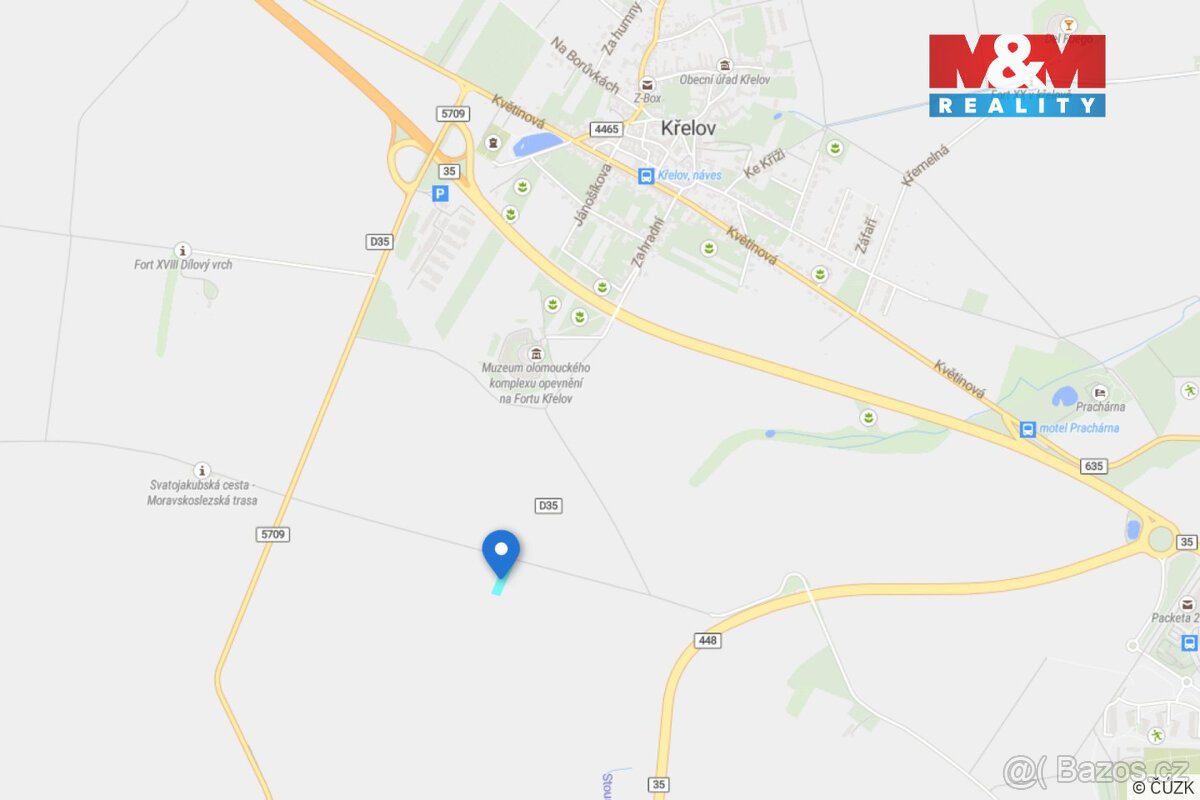 Prodej pole, 3416 m², Olomouc