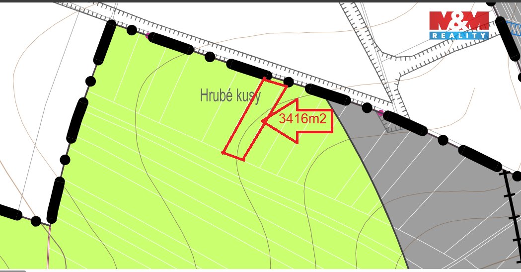 Prodej pole, 3416 m², Olomouc