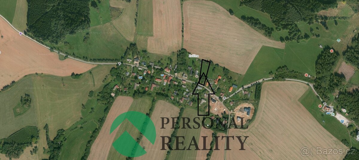 Prodej pozemky pro bydlení 2 309 m², Třebihošť - Zvičina