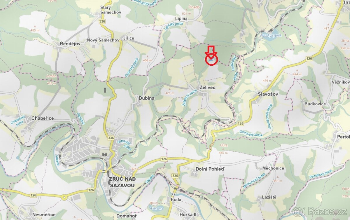 Prodej lesního pozemku k.ú. Želivec