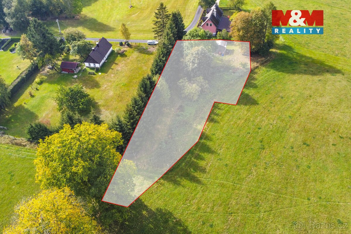 Prodej pozemku k bydlení, 1294 m², Hranice