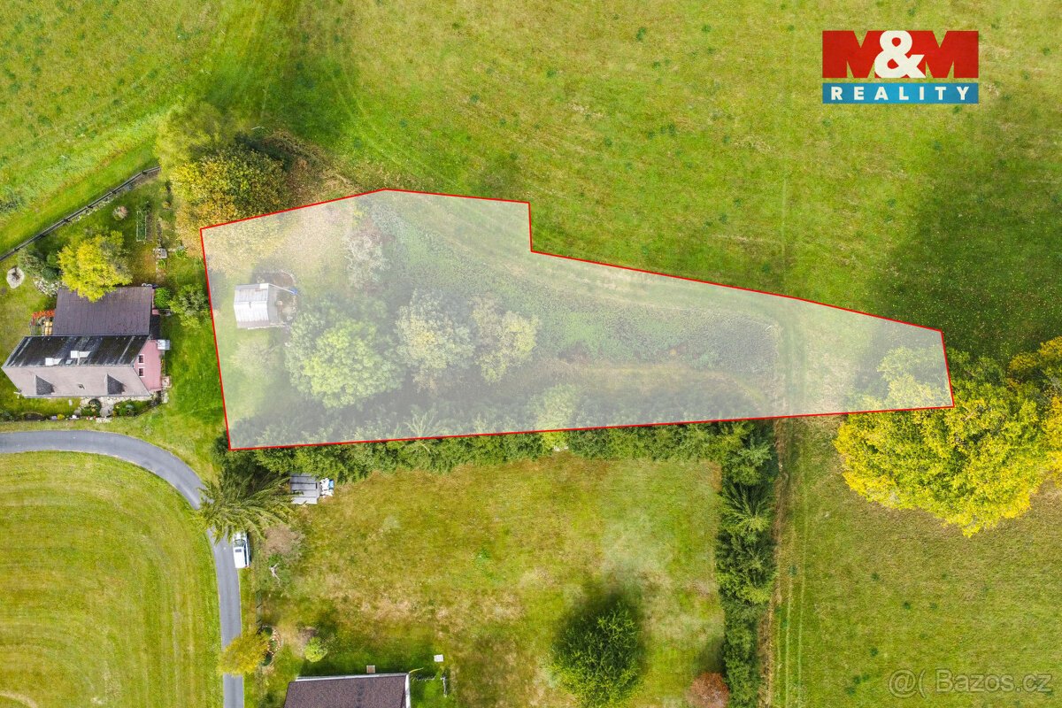 Prodej pozemku k bydlení, 1294 m², Hranice