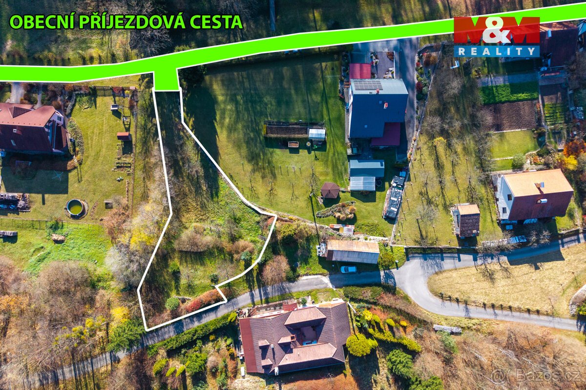 Prodej pozemku k bydlení, 888 m², Chmelík