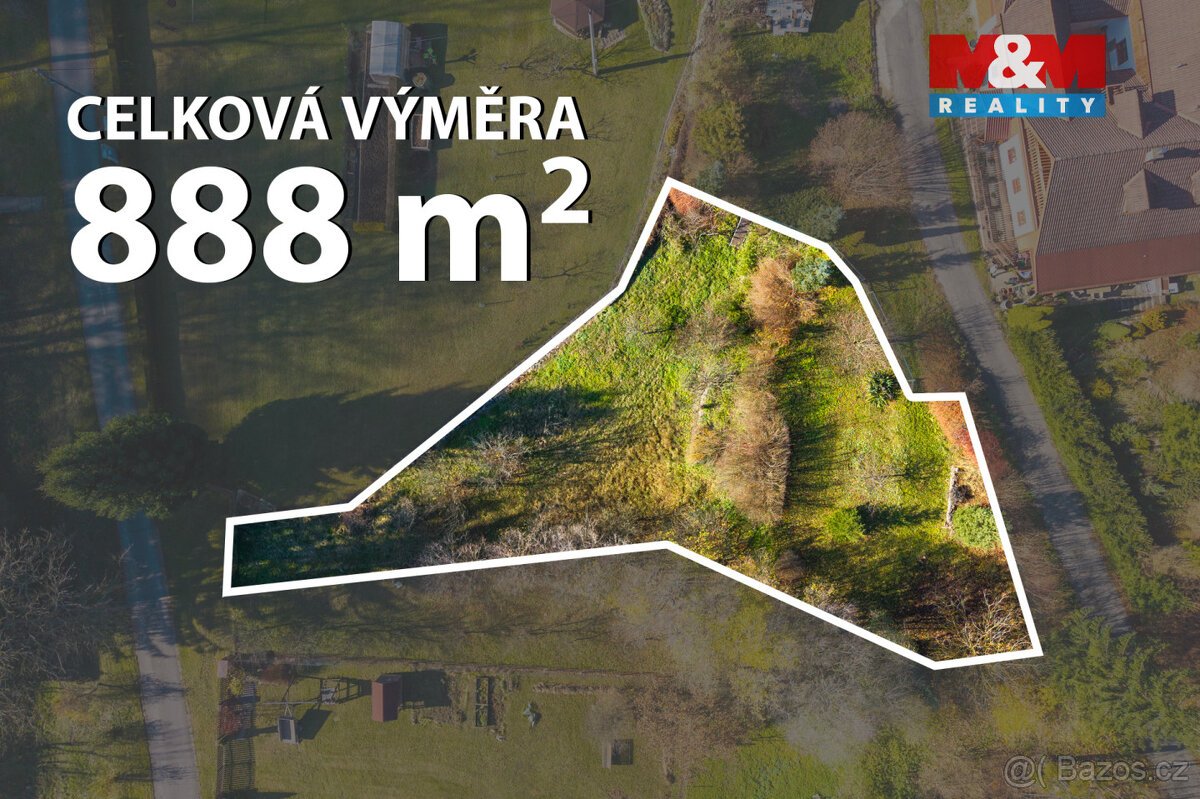 Prodej pozemku k bydlení, 888 m², Chmelík