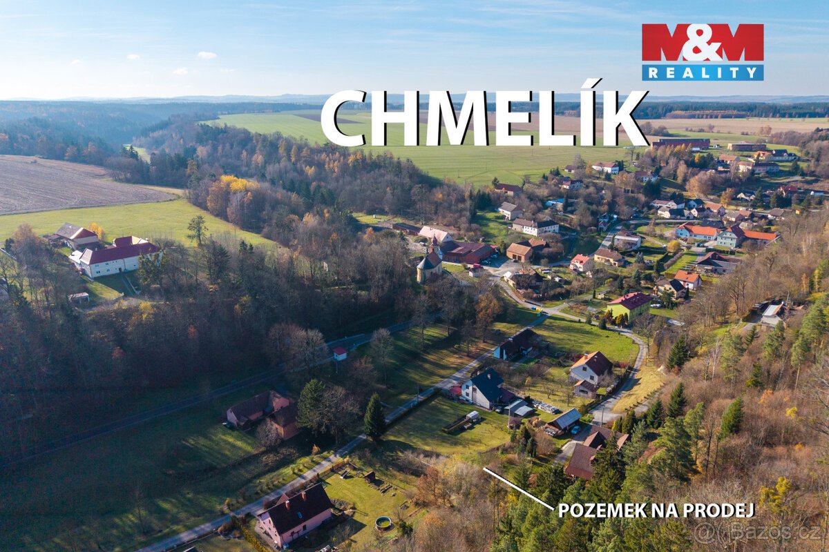 Prodej pozemku k bydlení, 888 m², Chmelík