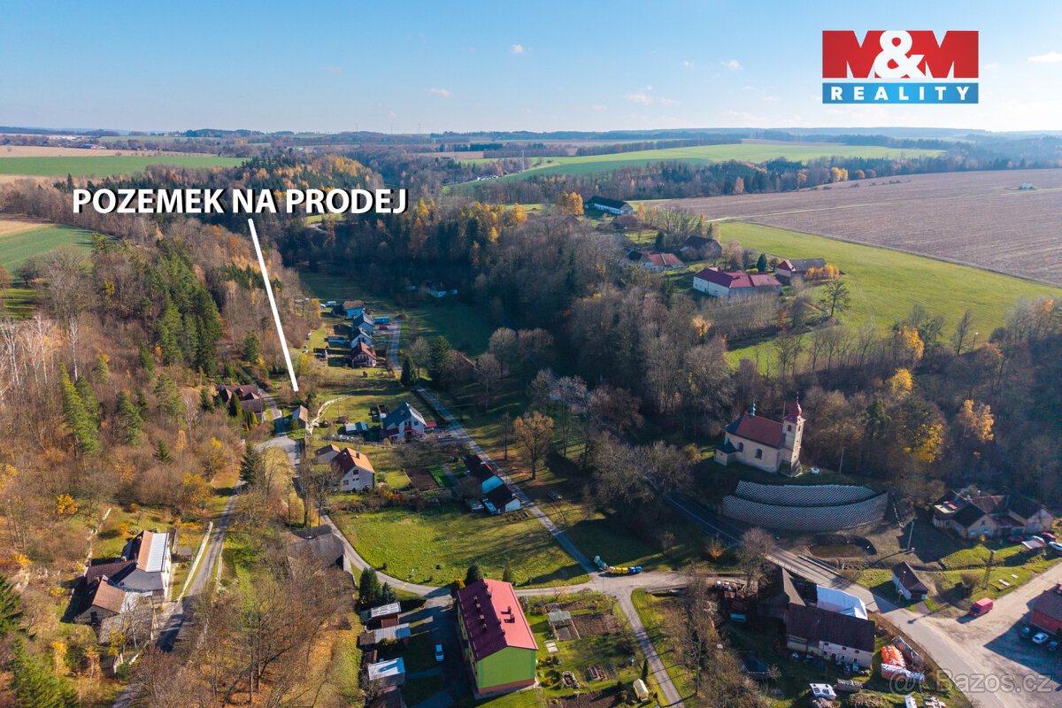 Prodej pozemku k bydlení, 888 m², Chmelík