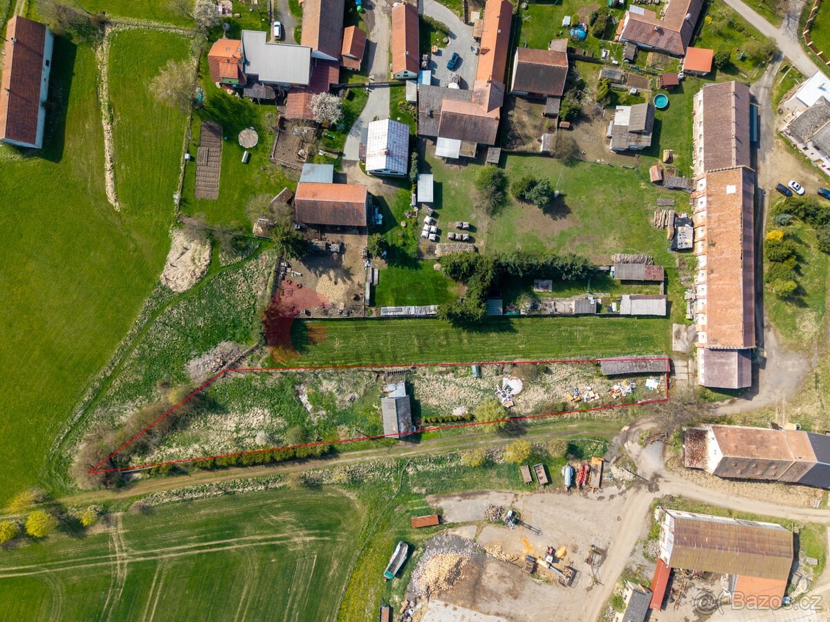 Prodej stavebního pozemku v Boru u Březnice