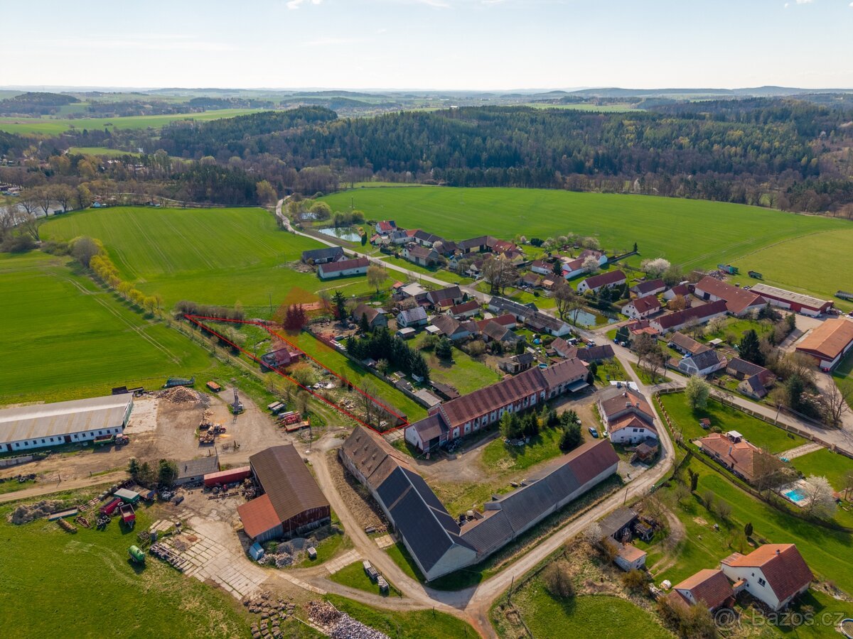 Prodej stavebního pozemku v Boru u Březnice