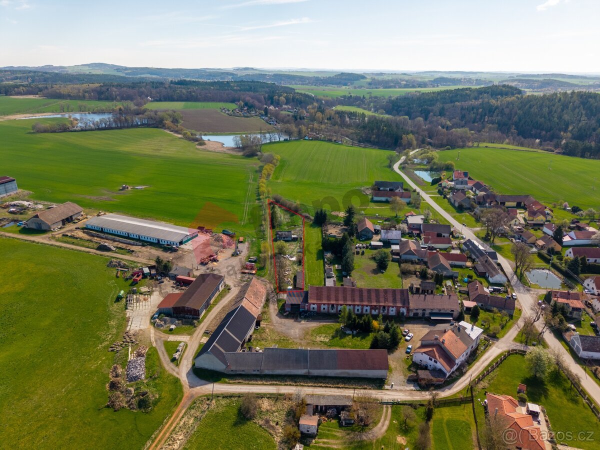Prodej stavebního pozemku v Boru u Březnice