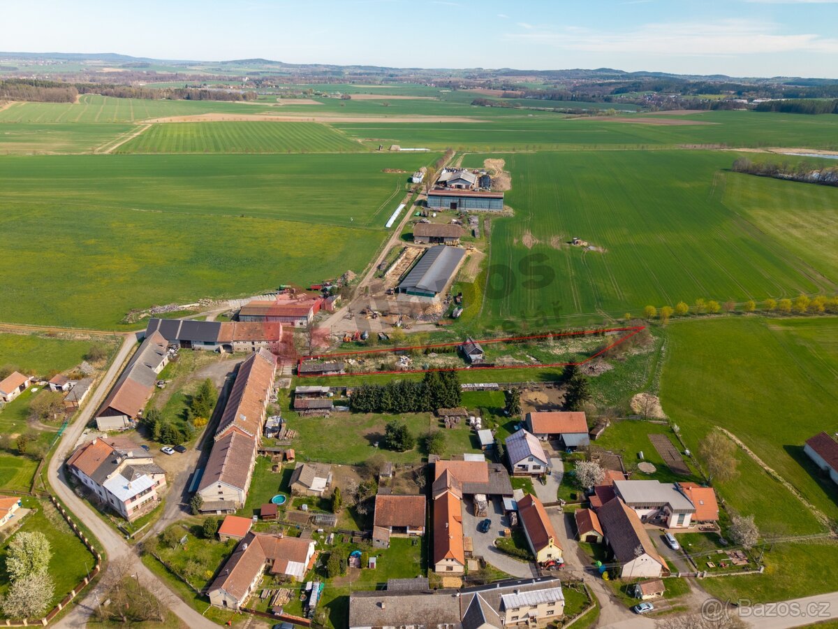 Prodej stavebního pozemku v Boru u Březnice