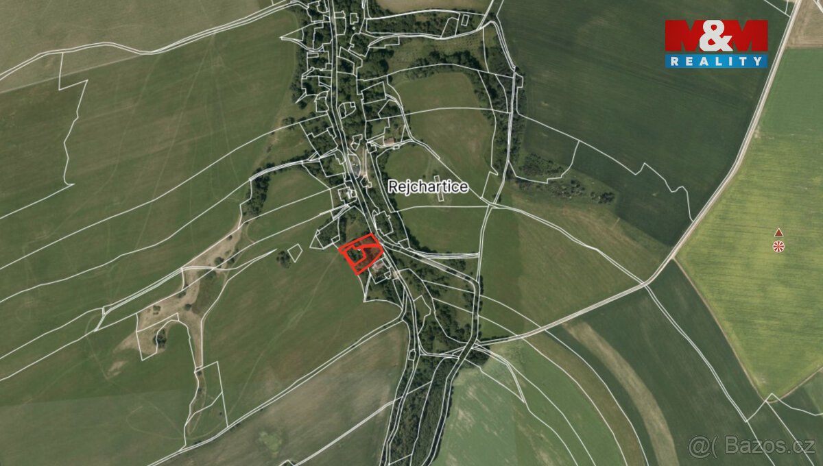 Prodej pozemku k bydlení, 2894 m², Dvorce