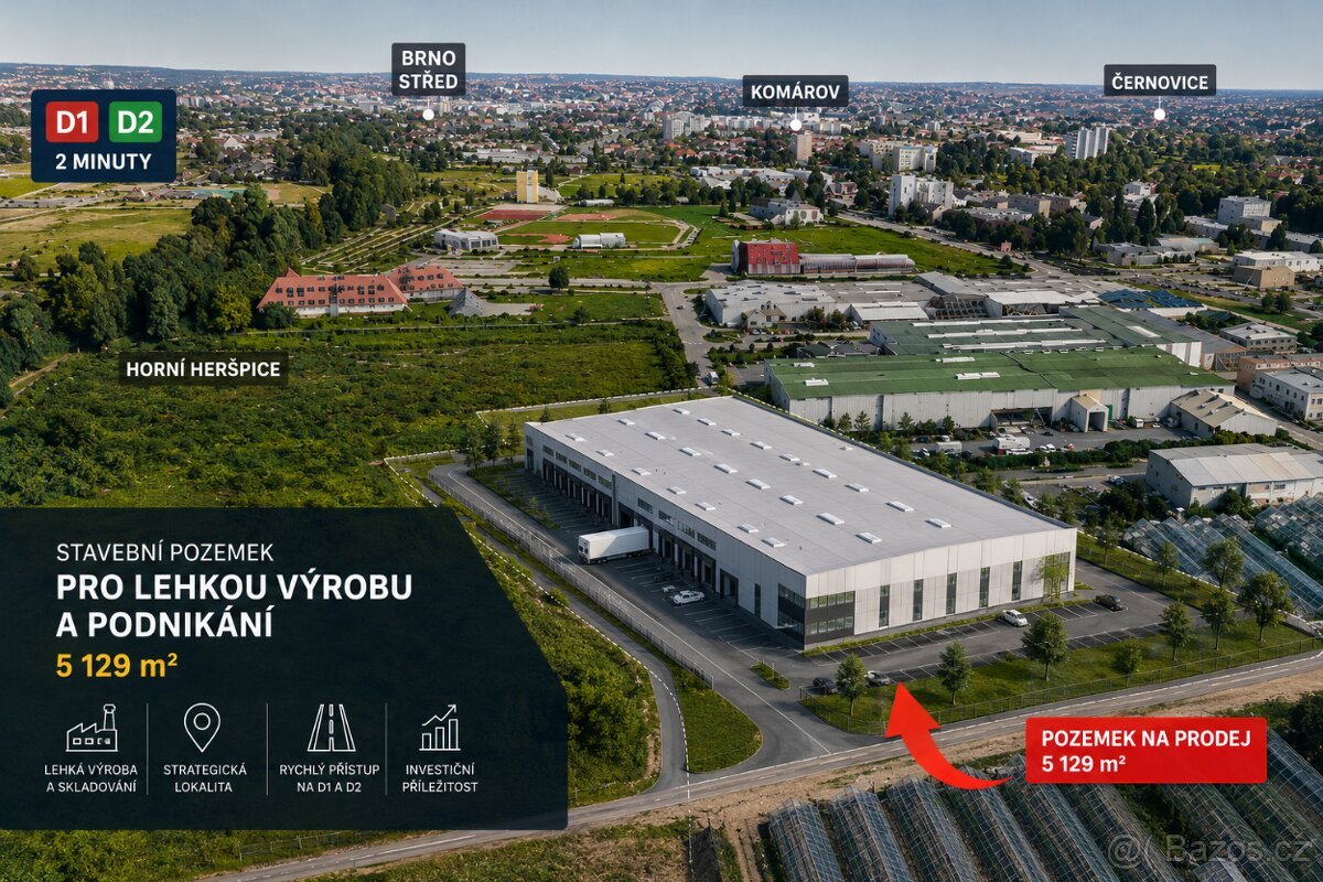 Prodej stavebního pozemku – 5 129 m²