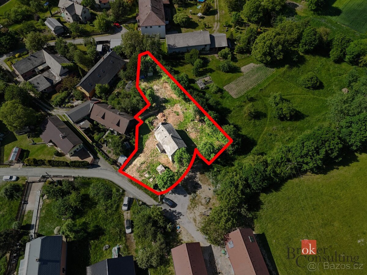 Prodej, pozemky/bydlení, 1348 m2, Lubojaty 4, 74292 Bílovec,