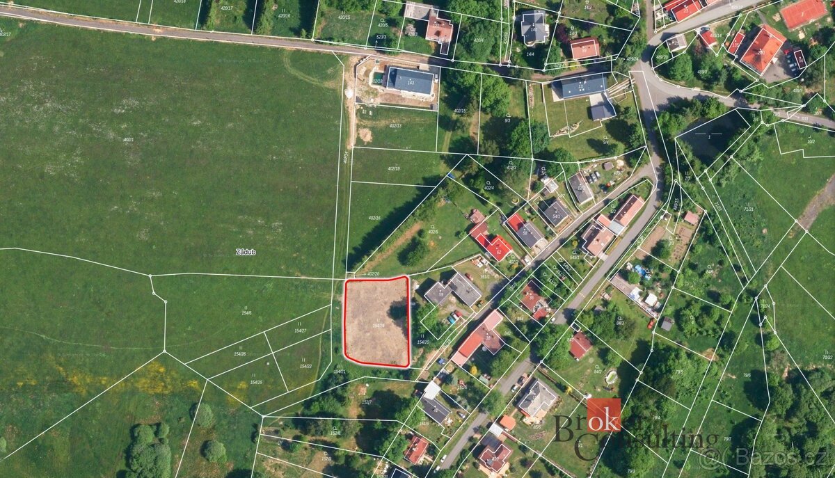 Prodej, pozemky/bydlení, 1572 m2, Zádub , Zádub-Závišín, Che