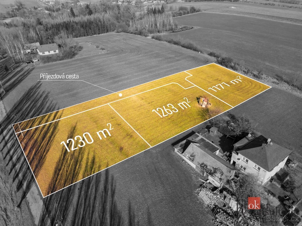 Prodej, pozemky/bydlení, 1263 m2, Osůvky , Třinec, Frýdek-Mí