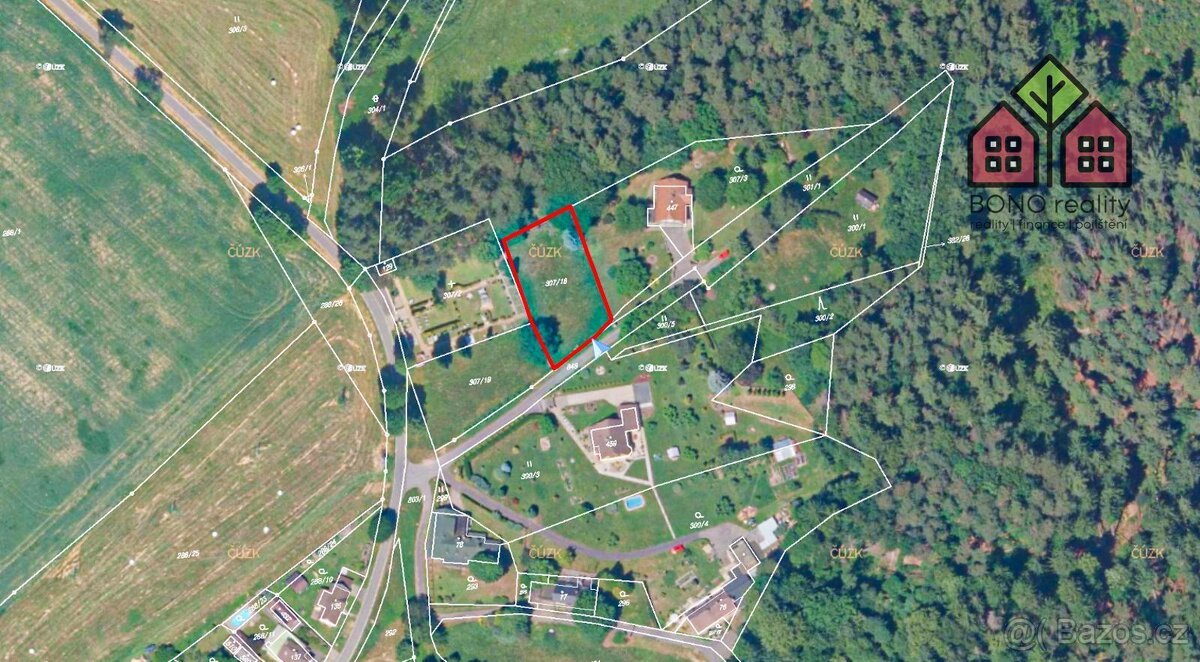 Pozemek - zahrada o výměře 1020 m2, voda, elektřina, klid u 